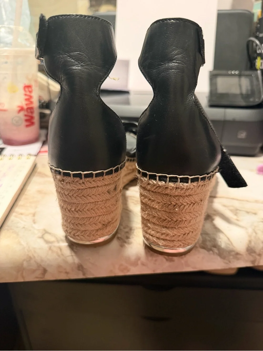 Franco Sarto black leather